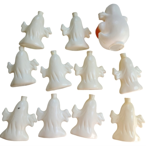 2000s Blow Mold Halloween String Light Ghosts - Picture 2 of 8
